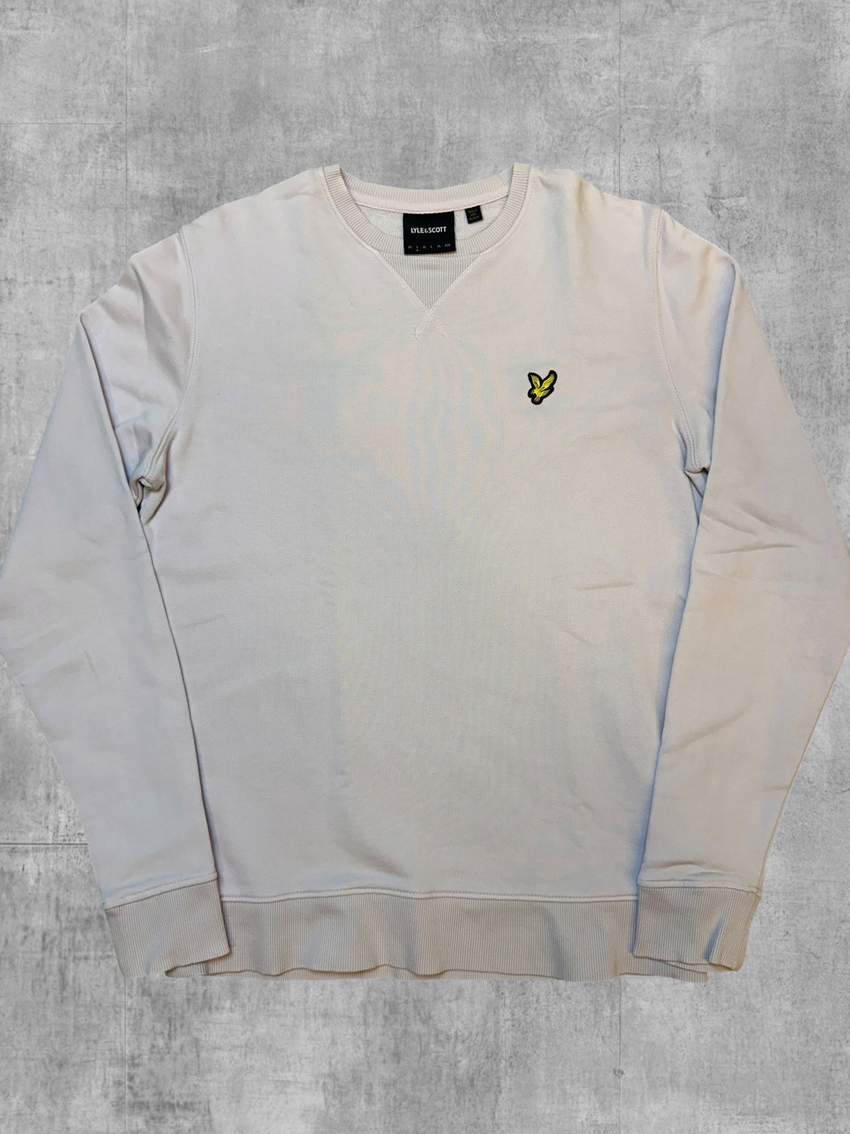 Lyle & Scott Sweatshirt Creme S - Vorderseite