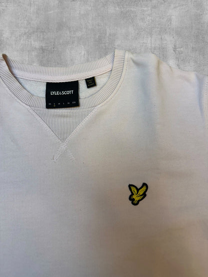 Lyle & Scott Sweatshirt Creme S - Logo