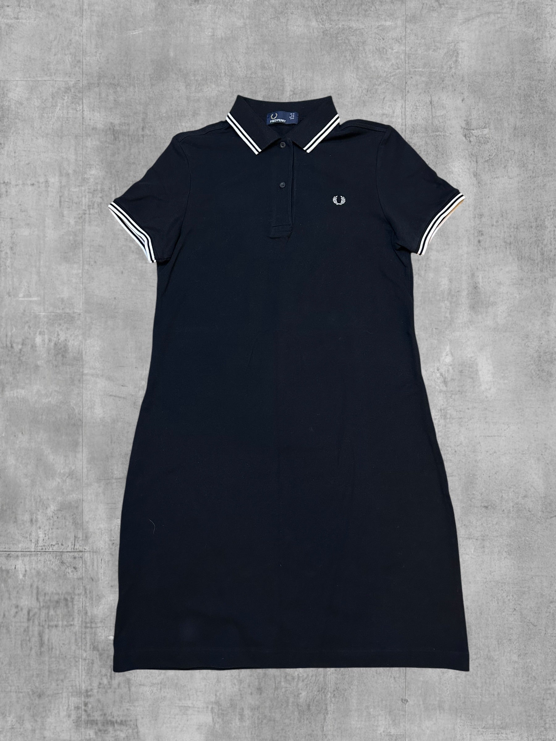 Fred Perry Polokleid Navy S - Vorderseite