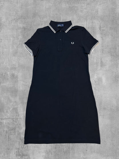Fred Perry Polokleid Navy S - Vorderseite