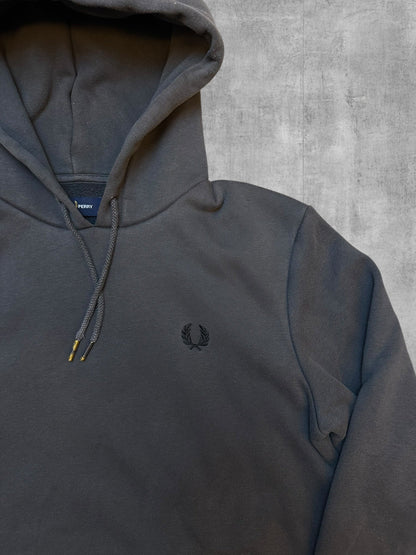 Fred Perry Hoodie Anthrazit S - Logo