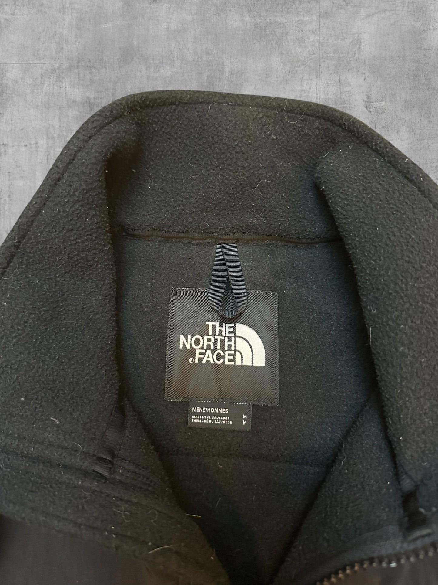 The North Face Denali Fleecejacke Schwarz M - Nackentag