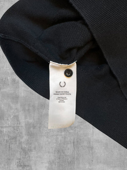 Fred Perry Poloshirt Schwarz Gold XS - Etikett
