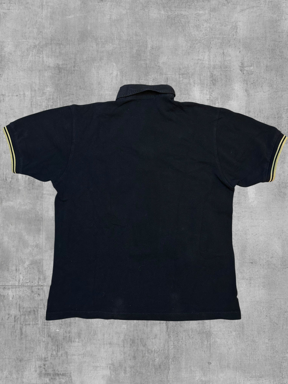 Fred Perry Button-Down Poloshirt Schwarz M - Rückseite