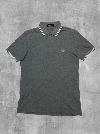 Fred Perry Poloshirt Grau Meliert XS - Vorderseite