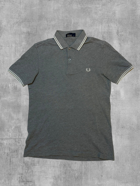 Fred Perry Poloshirt Grau Meliert XS - Vorderseite