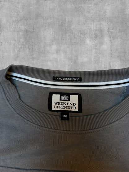 Weekend Offender Sweatshirt Grau M - Nackentag