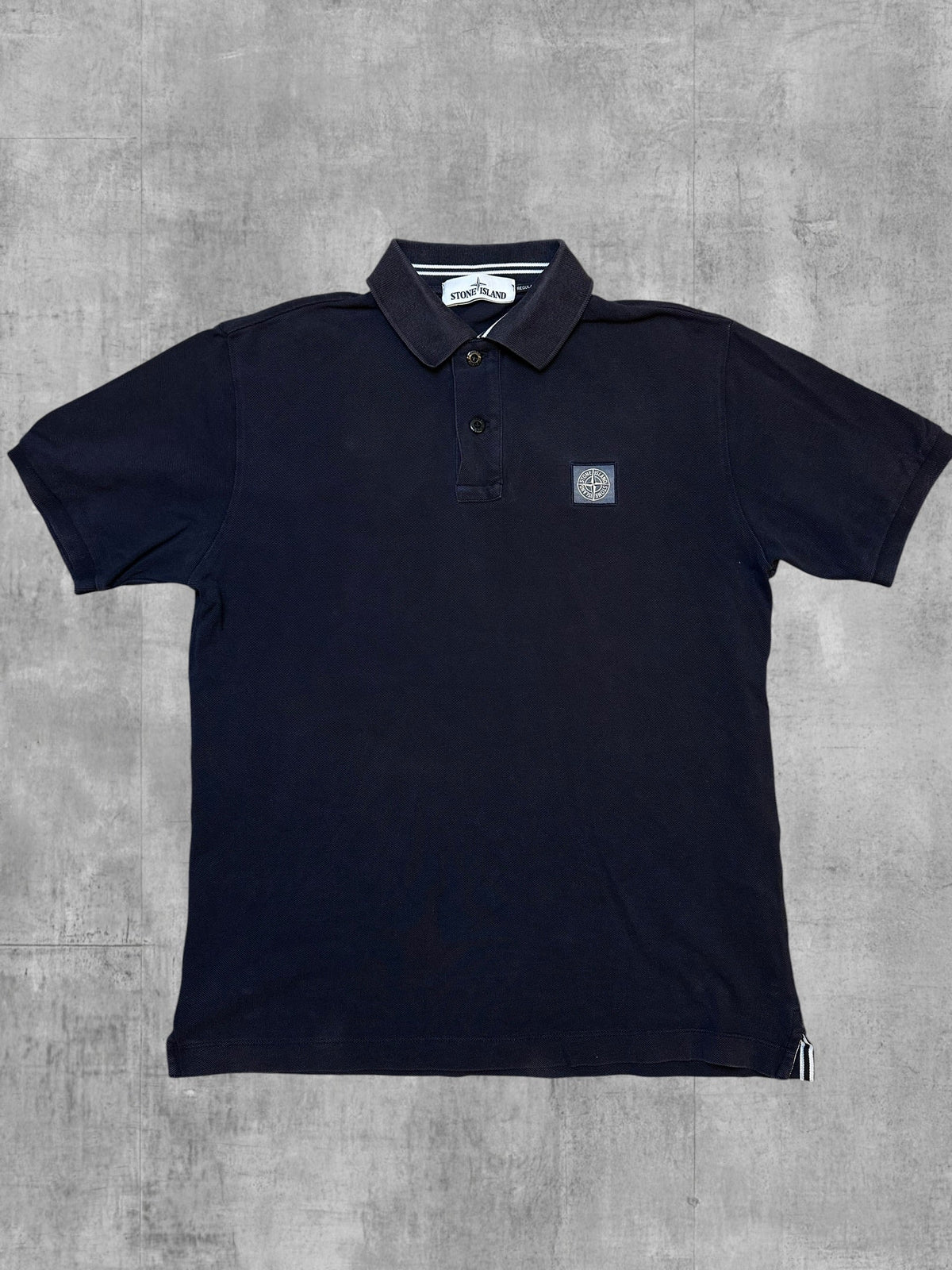 Stone Island Poloshirt Navy S - Vorderseite