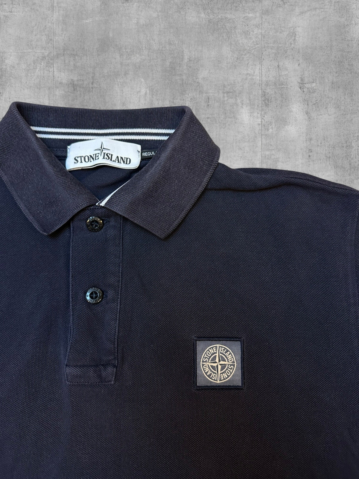 Stone Island Poloshirt Navy S - Logo