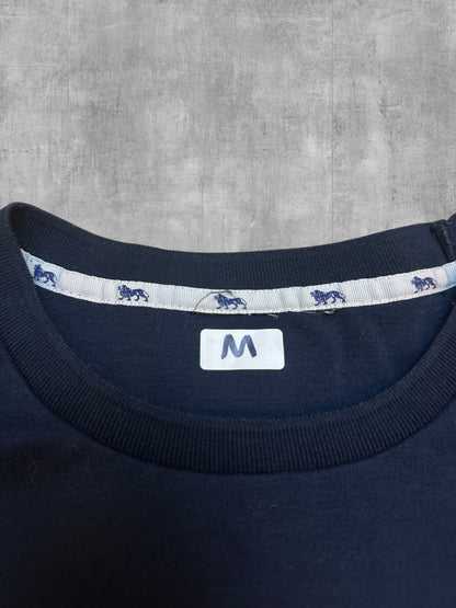 Lonsdale London T-Shirt Navy Blau Weiß M