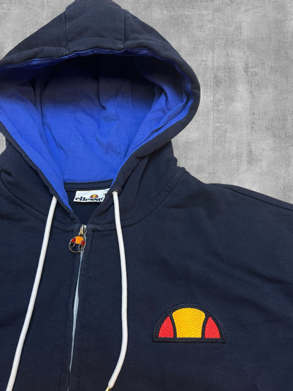 Ellesse Kapuzenjacke Zip Hoodie Navy Blau Blau XL