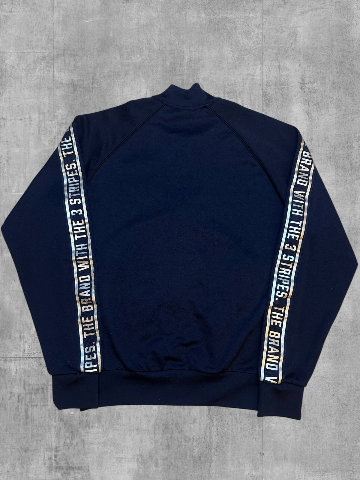 Adidas Originals Trainingsjacke Navy Blau Silber M
