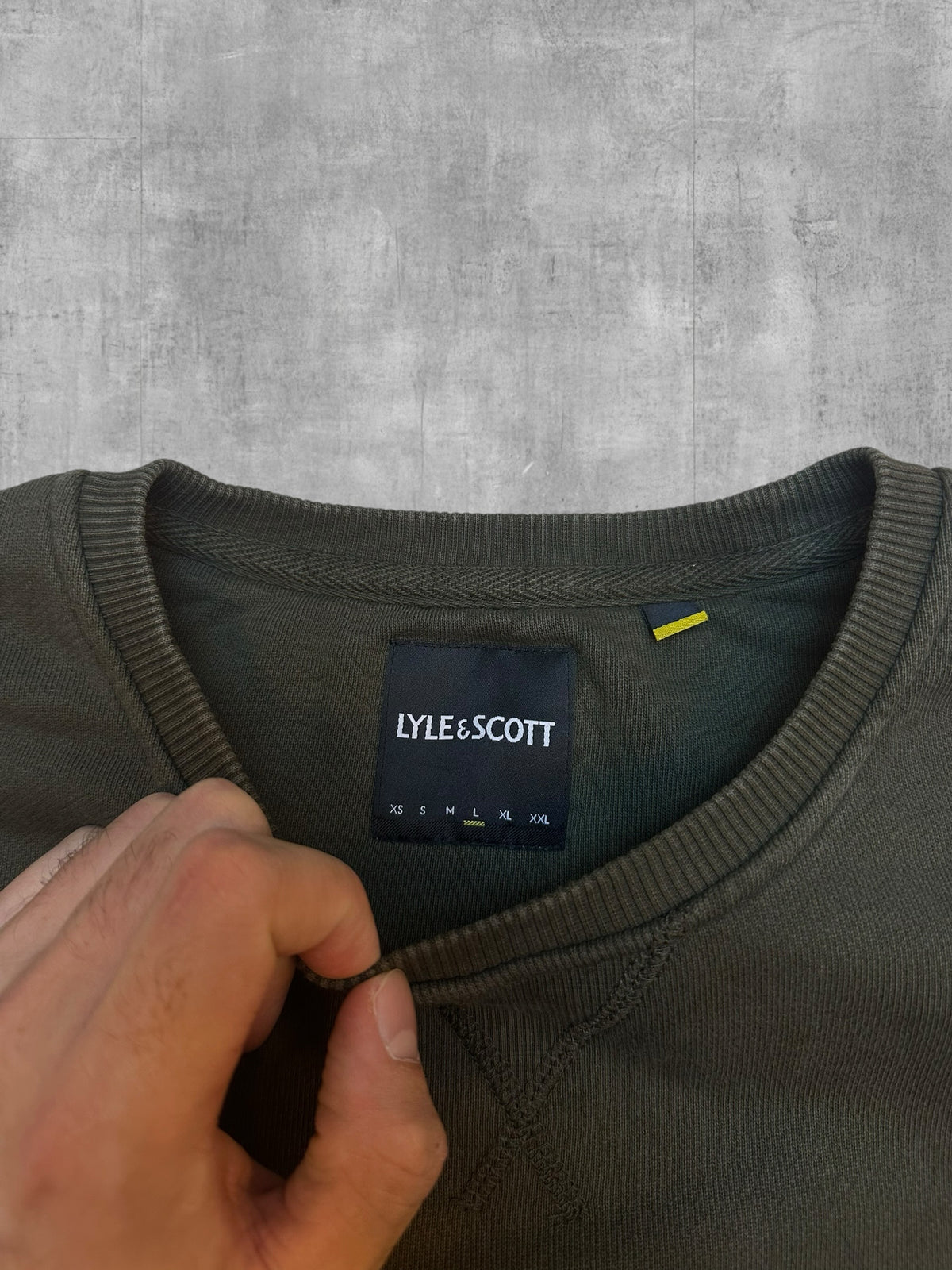 Lyle & Scott Sweatshirt Olivgrün L