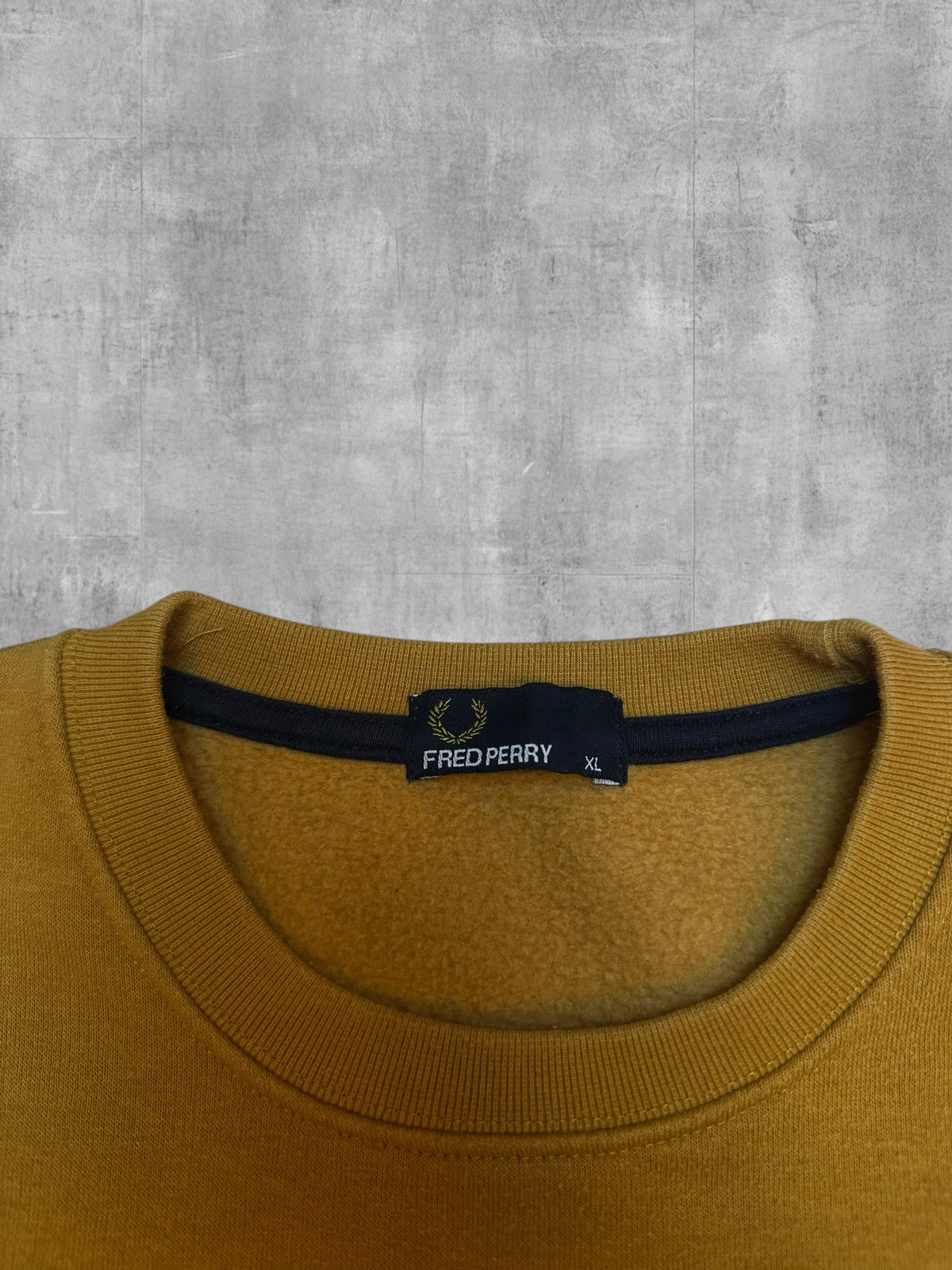 Fred Perry Sweatshirt Ochre XL
