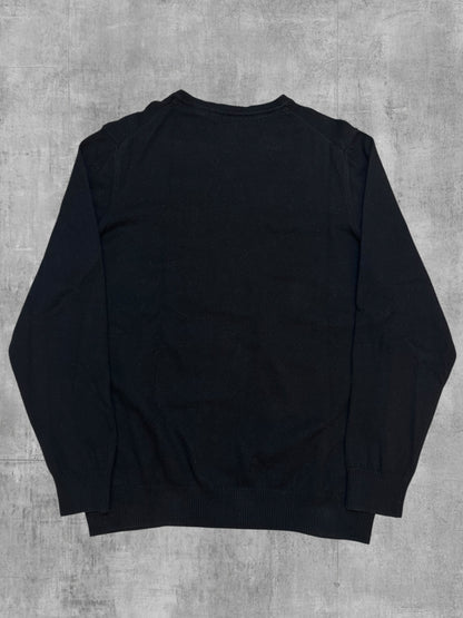 Lyle & Scott V-Neck Pullover Strickpullover Schwarz L