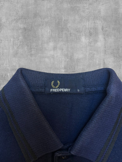 Fred Perry Polo Shirt Navy Blau Schwarz S
