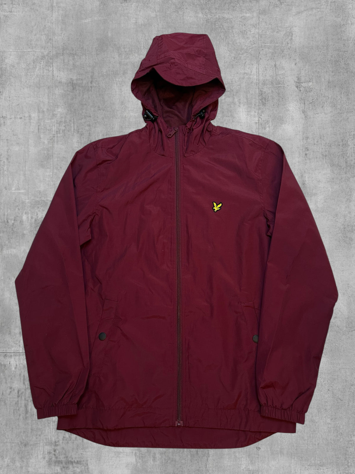 Lyle & Scott Regenjacke Windbreaker Weinrot S