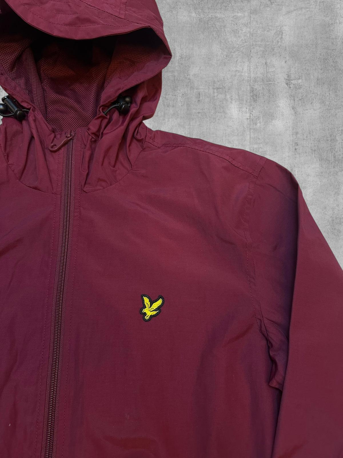 Lyle & Scott Regenjacke Windbreaker Weinrot S