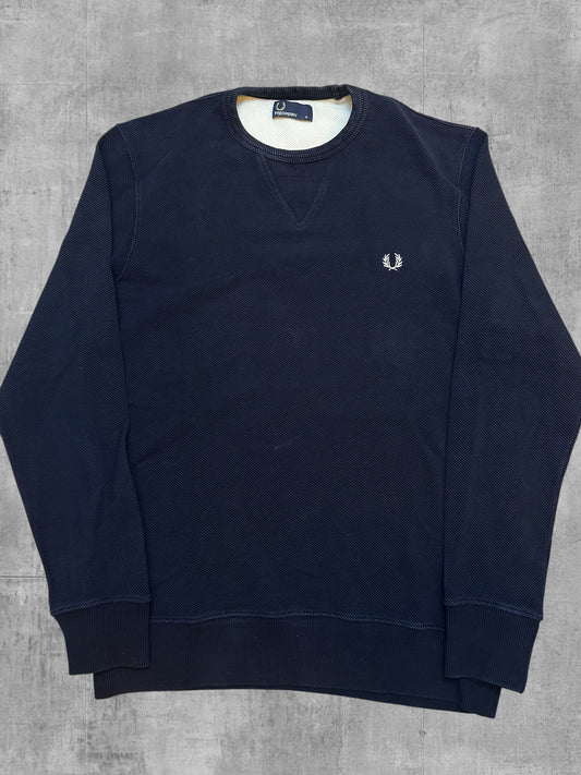 Fred Perry Sweatshirt Navy Blau M
