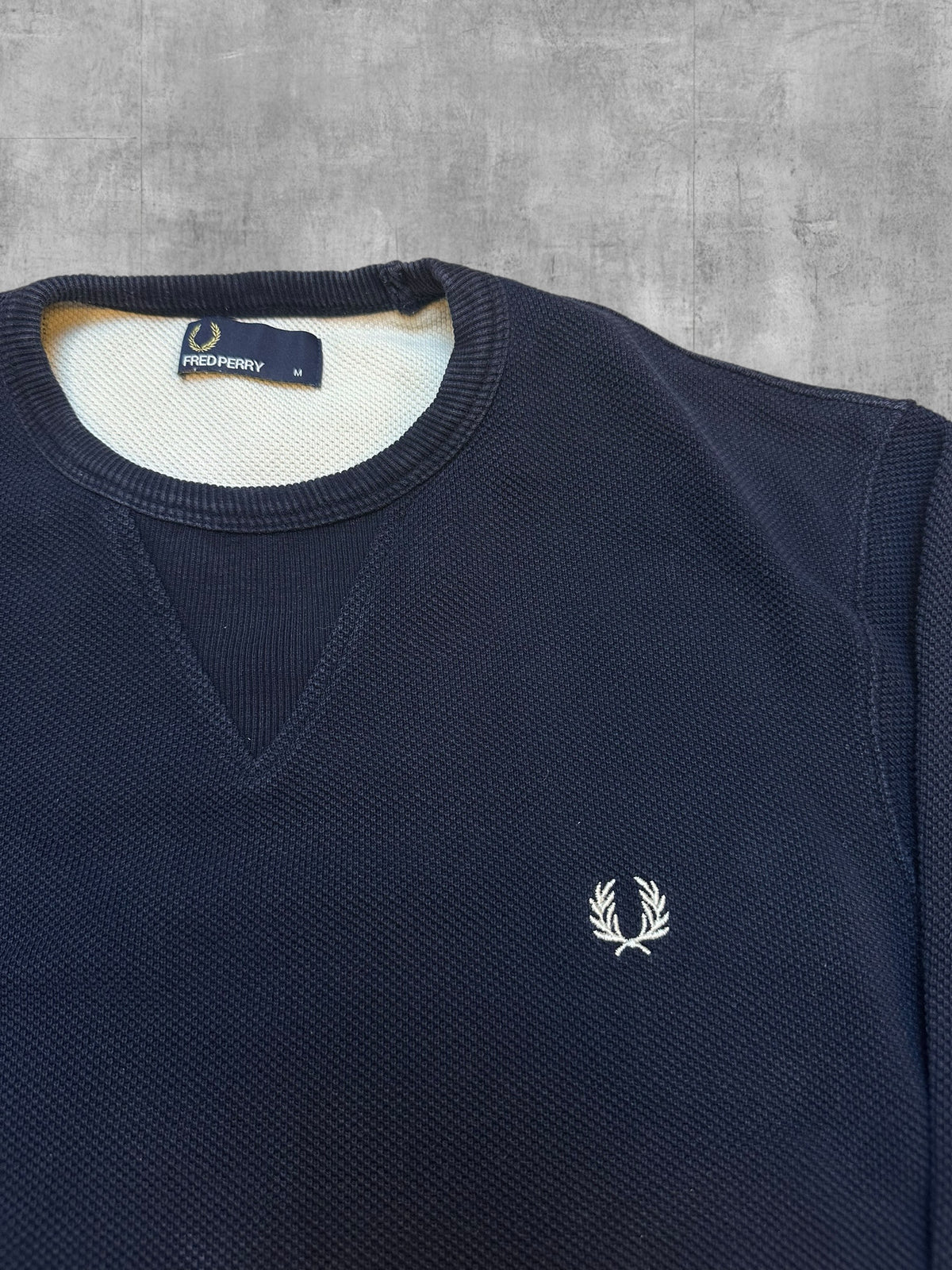Fred Perry Sweatshirt Navy Blue M