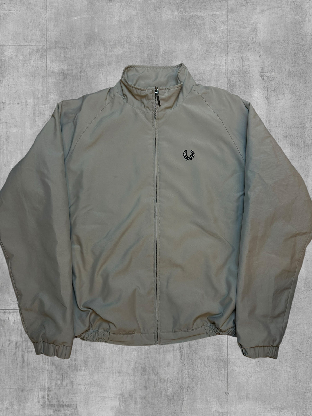 Fred Perry Vintage Bomberjacke Übergangsjacke Beige L
