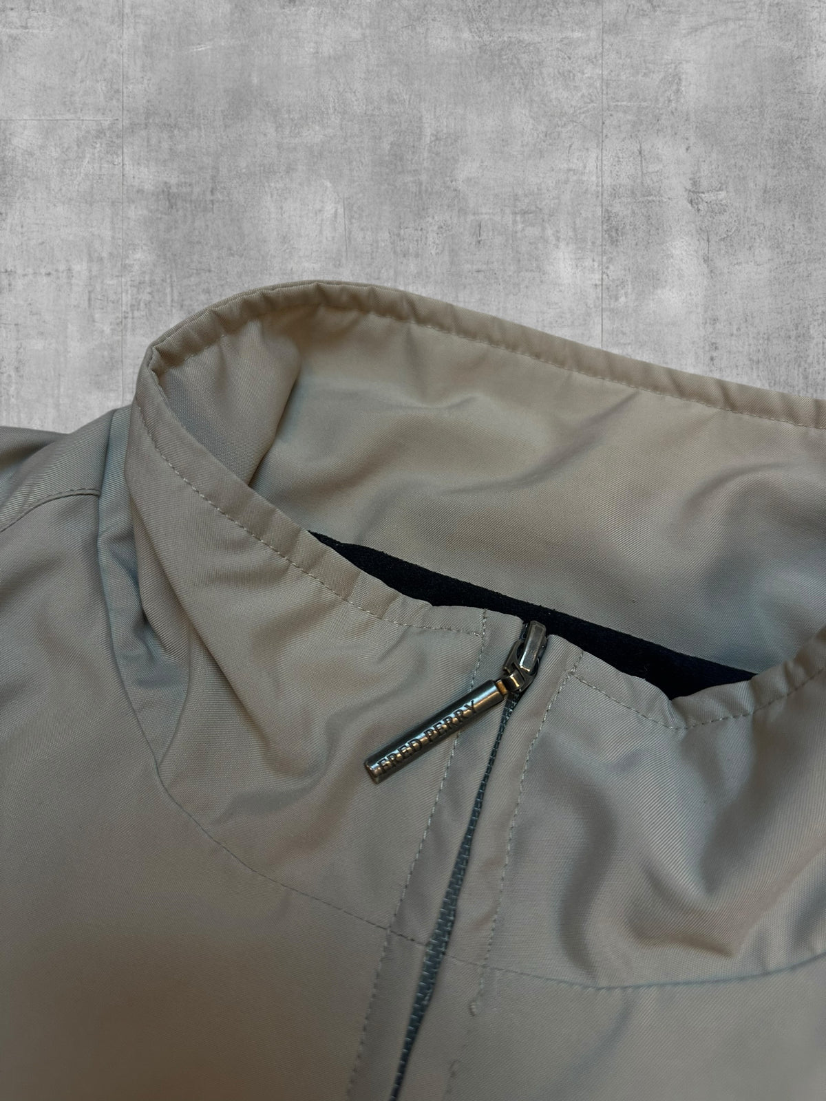 Fred Perry Vintage Bomberjacke Übergangsjacke Beige L