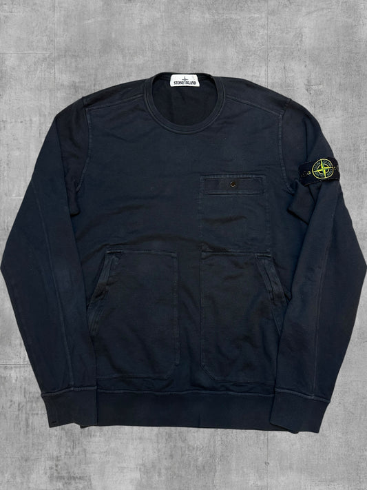 Stone Island Sweatshirt Schwarzblau M