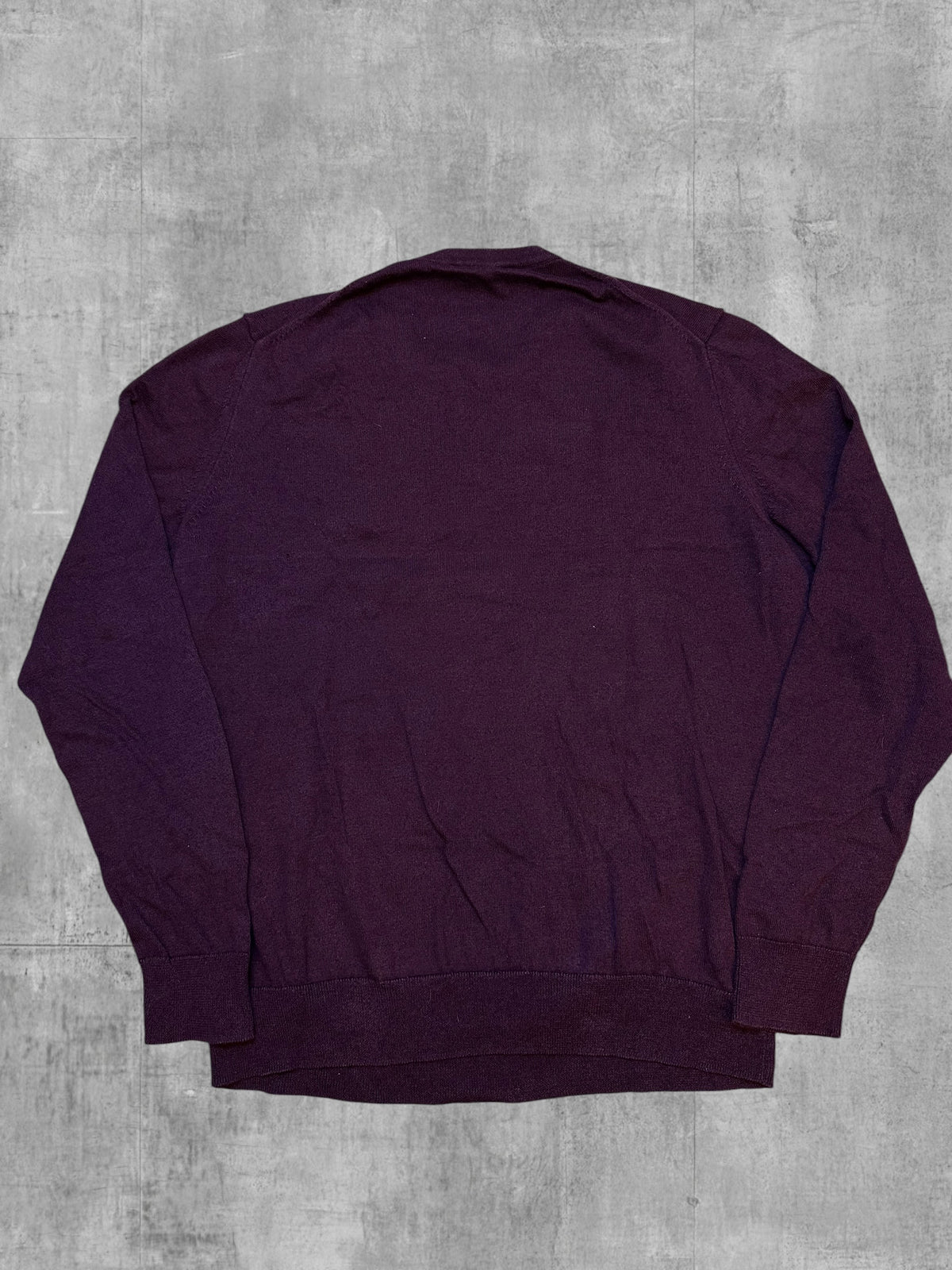 Fred Perry Strickpullover Weinrot XL Detail