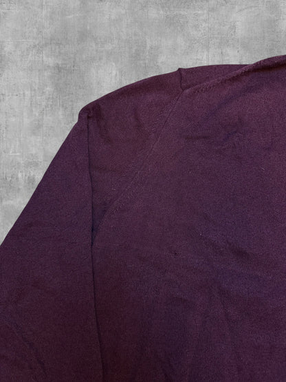 Fred Perry Strickpullover Weinrot XL Rückseite