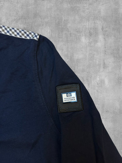 Weekend Offender Sweatshirt Navy Karo XL Bild 2