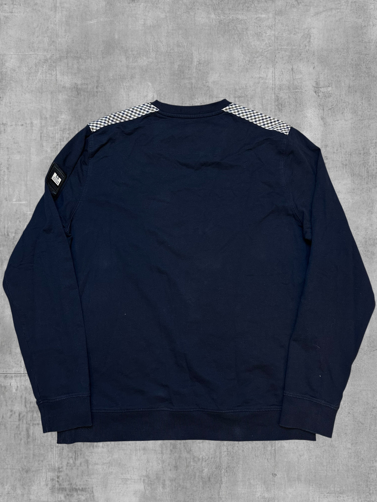 Weekend Offender Sweatshirt Navy Karo XL Bild 6
