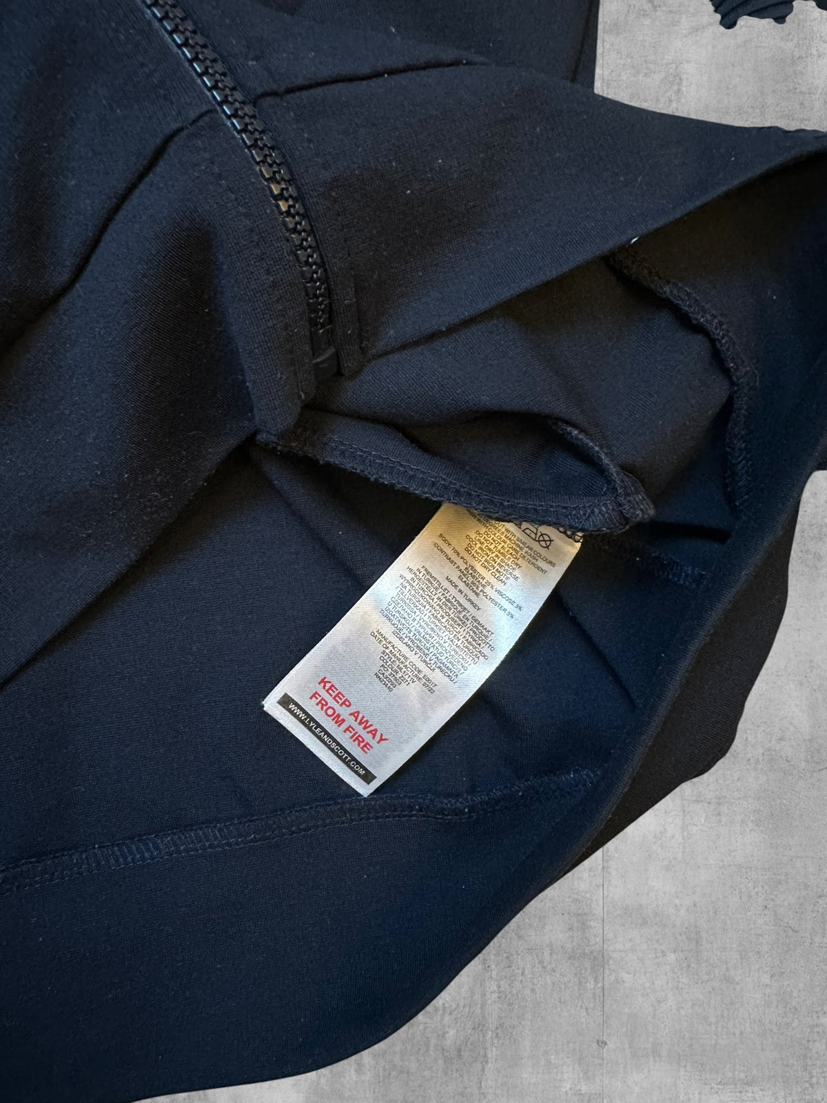 Lyle & Scott Trainingsjacke Navy XL Bild 4