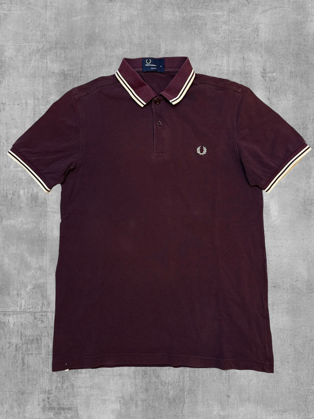 Fred Perry Polo Shirt Bordeaux M Bild 1