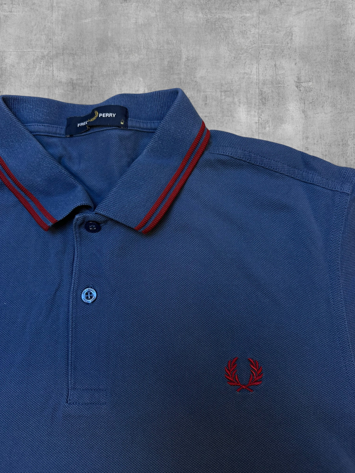 Fred Perry Polo Shirt Navy Blau M Bild 2