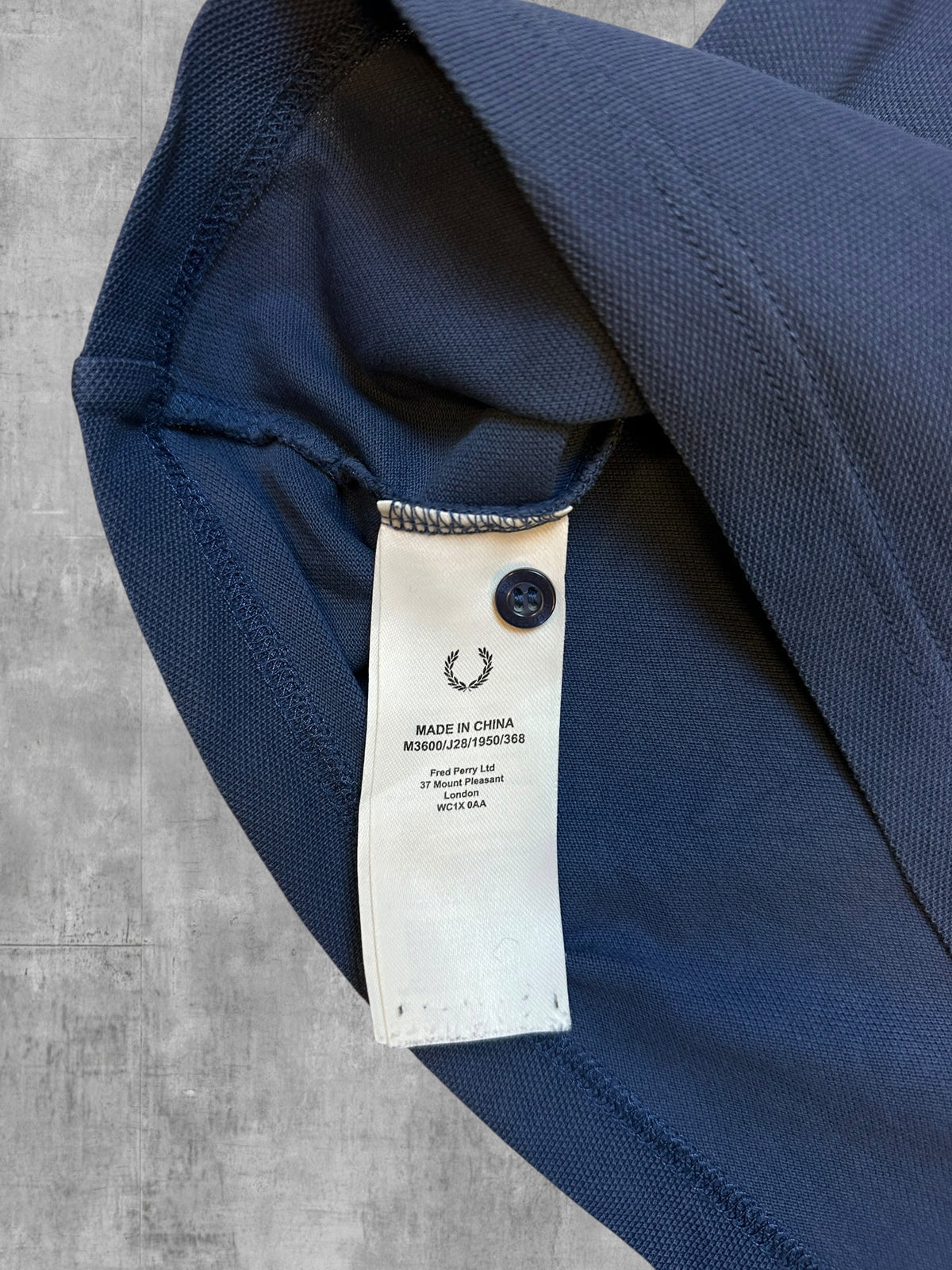 Fred Perry Polo Shirt Navy Blau M Bild 4