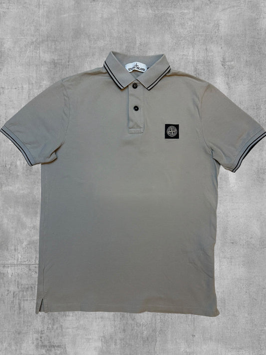 Stone Island Polo Shirt Beige Grau S Bild 1
