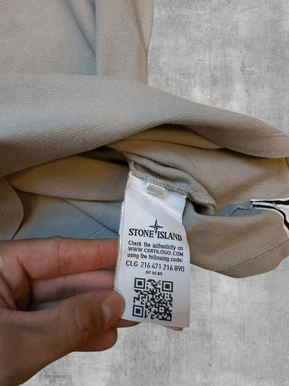 Stone Island Polo Shirt Beige Grau S Bild 5