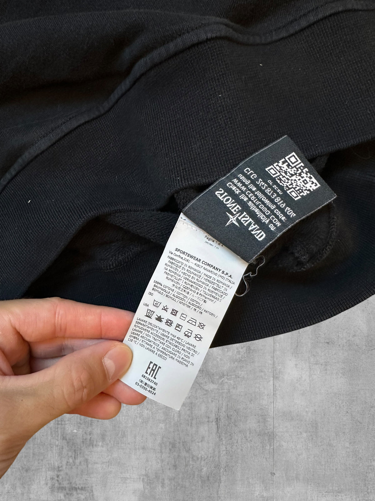 Stone Island Sweatshirt Schwarz XL Bild 6