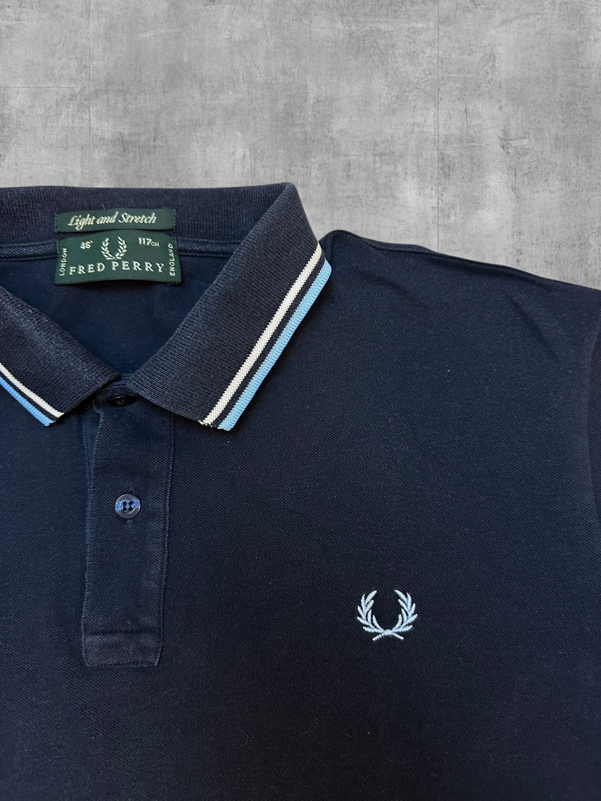 Fred Perry Polo Shirt Navy Blau L Bild 2