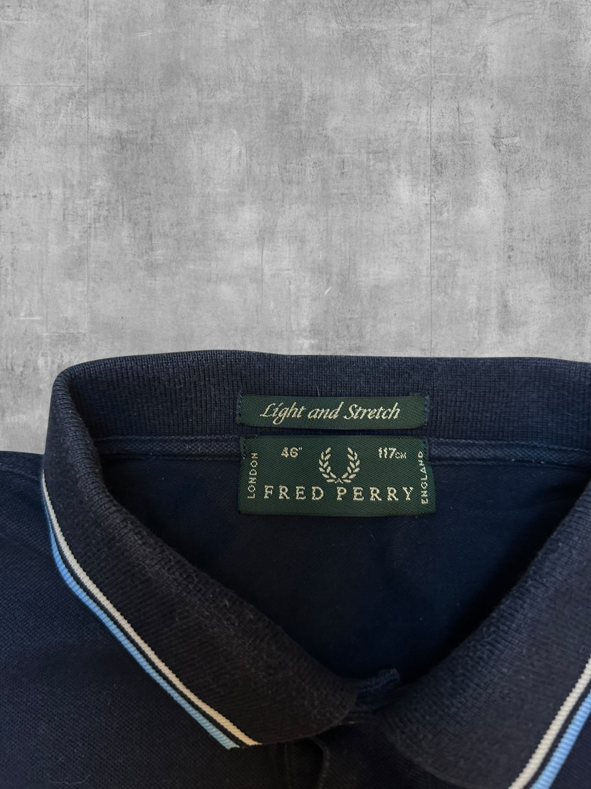 Fred Perry Polo Shirt Navy Blau L Bild 3