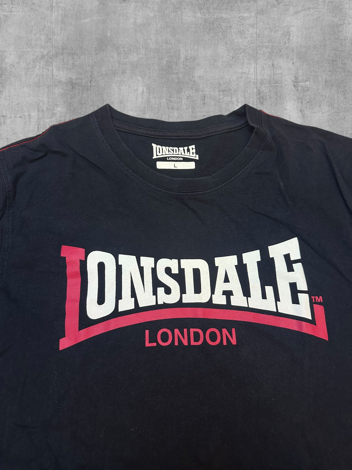 Lonsdale T-Shirt Schwarz L
