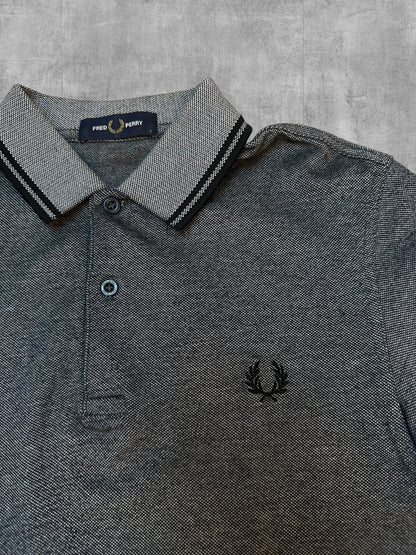 Fred Perry Poloshirt Grau Meliert S
