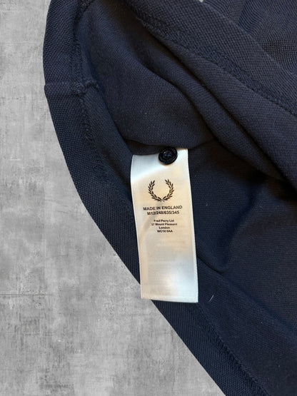 Fred Perry Poloshirt Schwarzblau Gold S