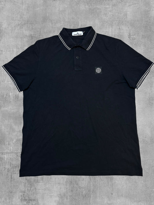 Stone Island Poloshirt Schwarz 2XL Slim Fit