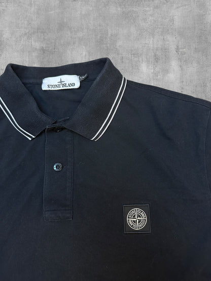 Stone Island Poloshirt Schwarz 2XL Slim Fit