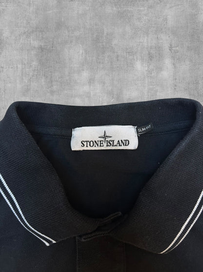 Stone Island Poloshirt Schwarz 2XL Slim Fit