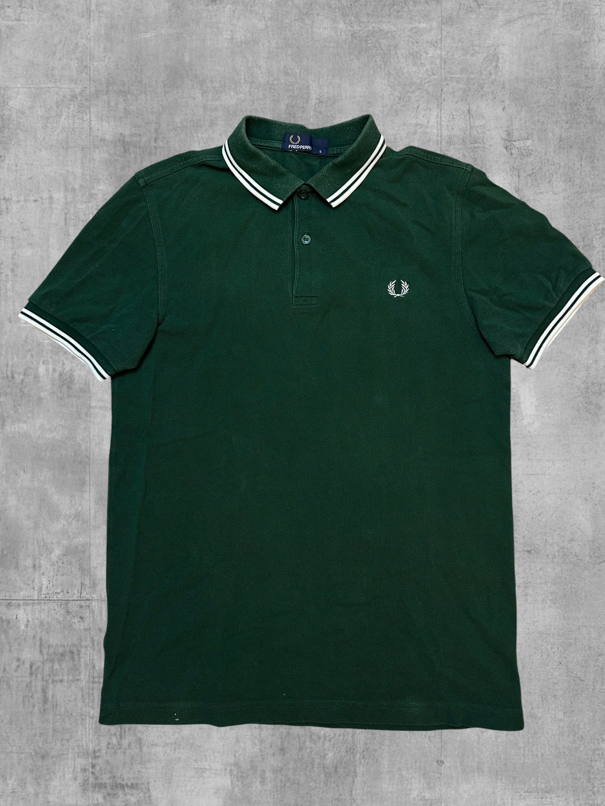 Fred Perry Poloshirt Dunkelgrün S