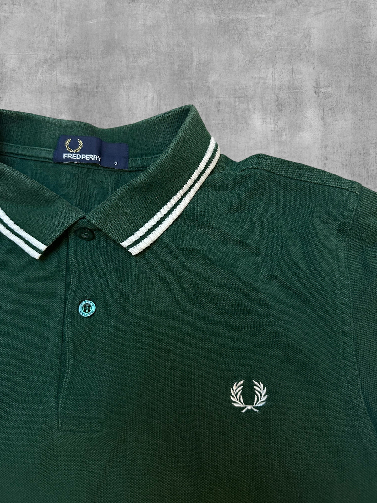 Fred Perry Poloshirt Dunkelgrün S