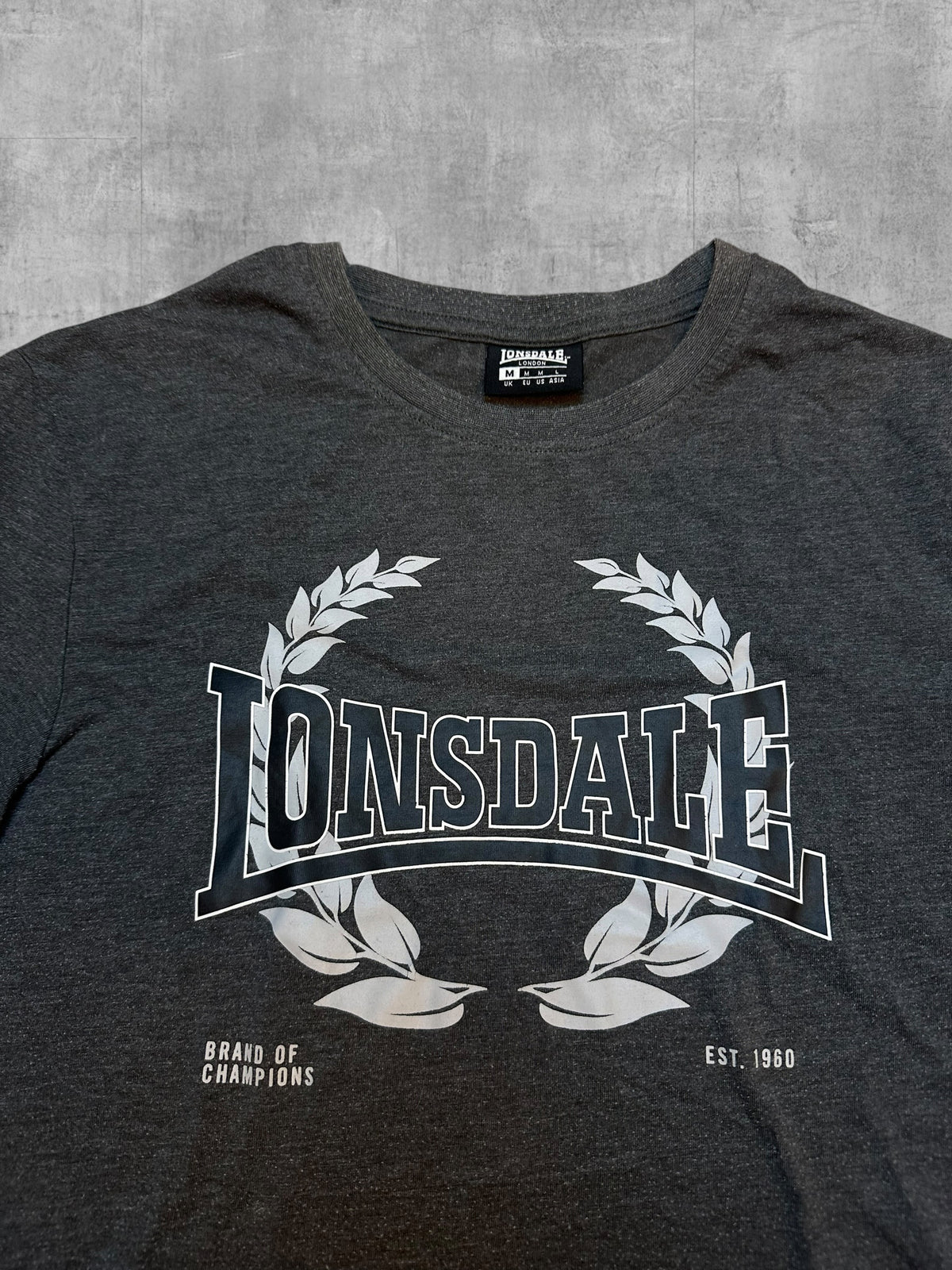 Lonsdale T-Shirt Grau Anthrazit M