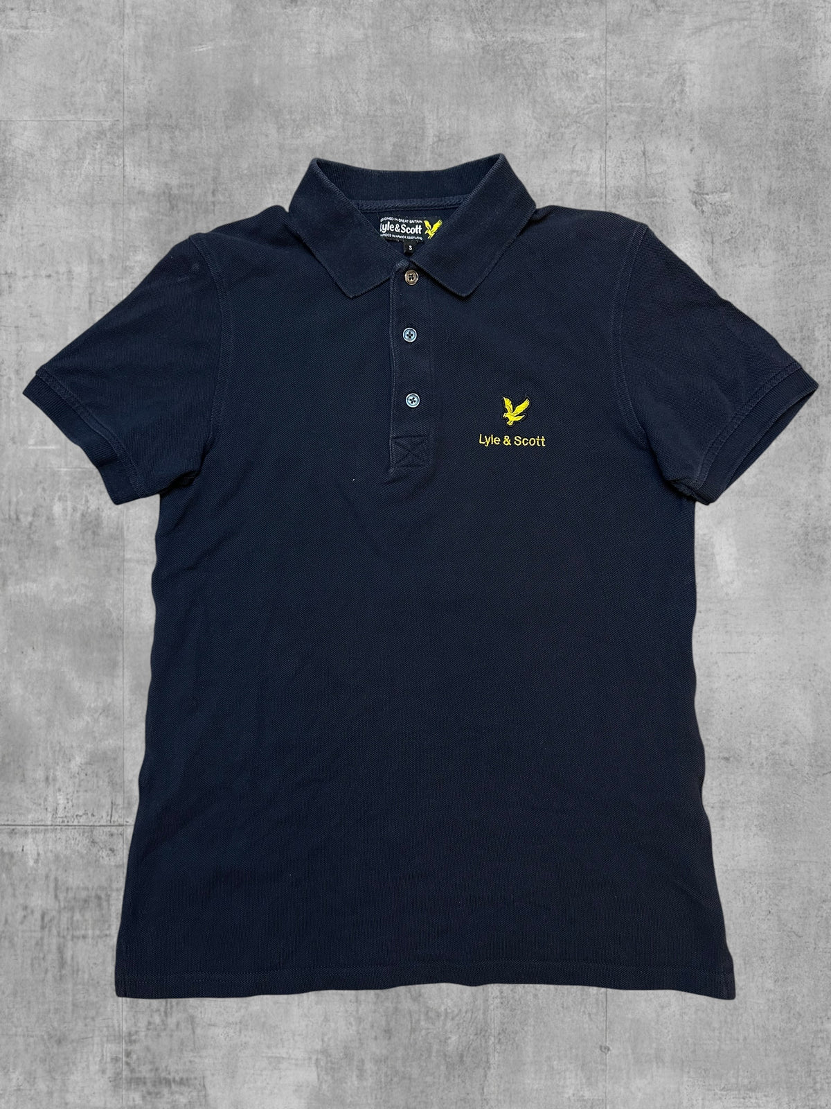 Lyle & Scott Poloshirt Navy Blau S